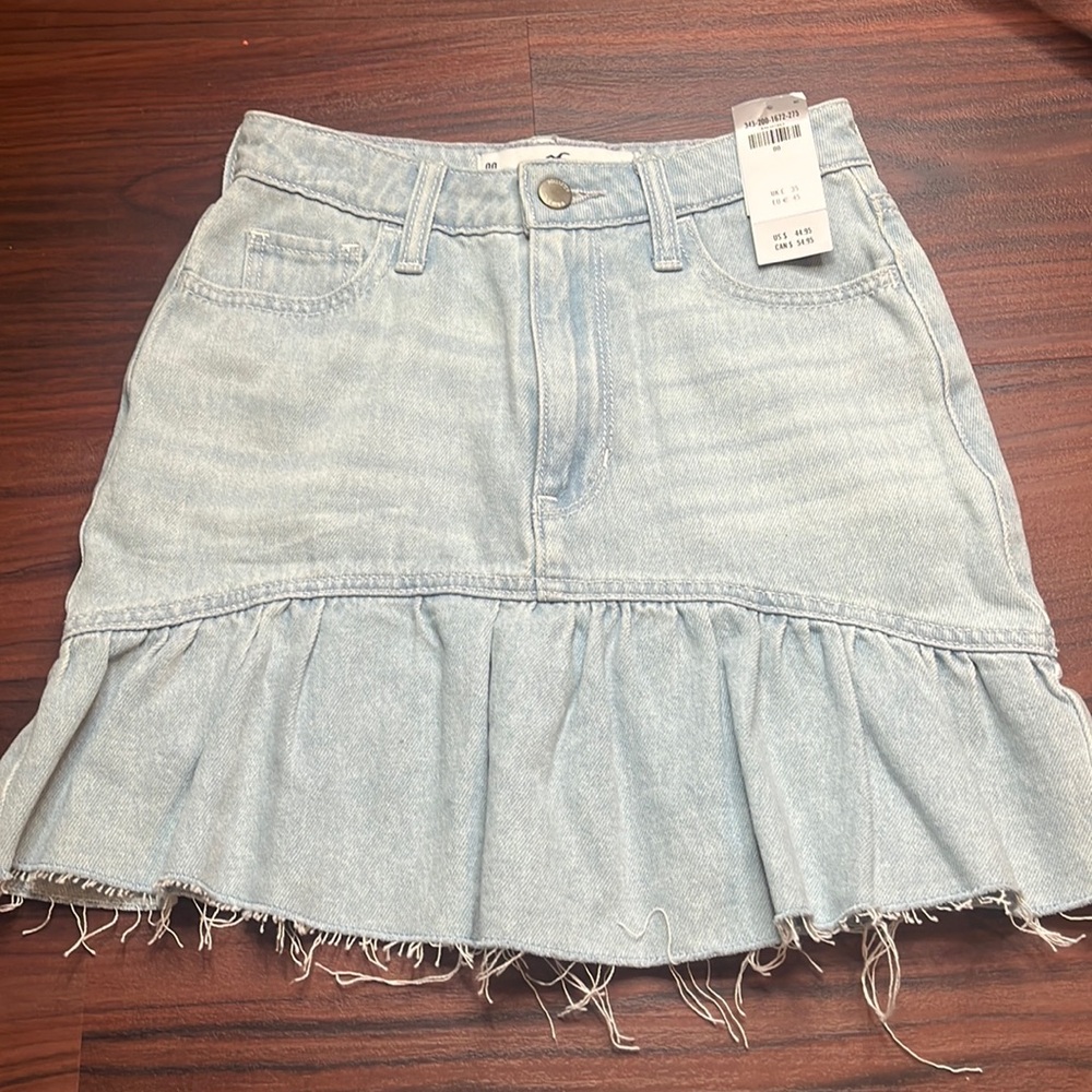 Hollister denim skirt